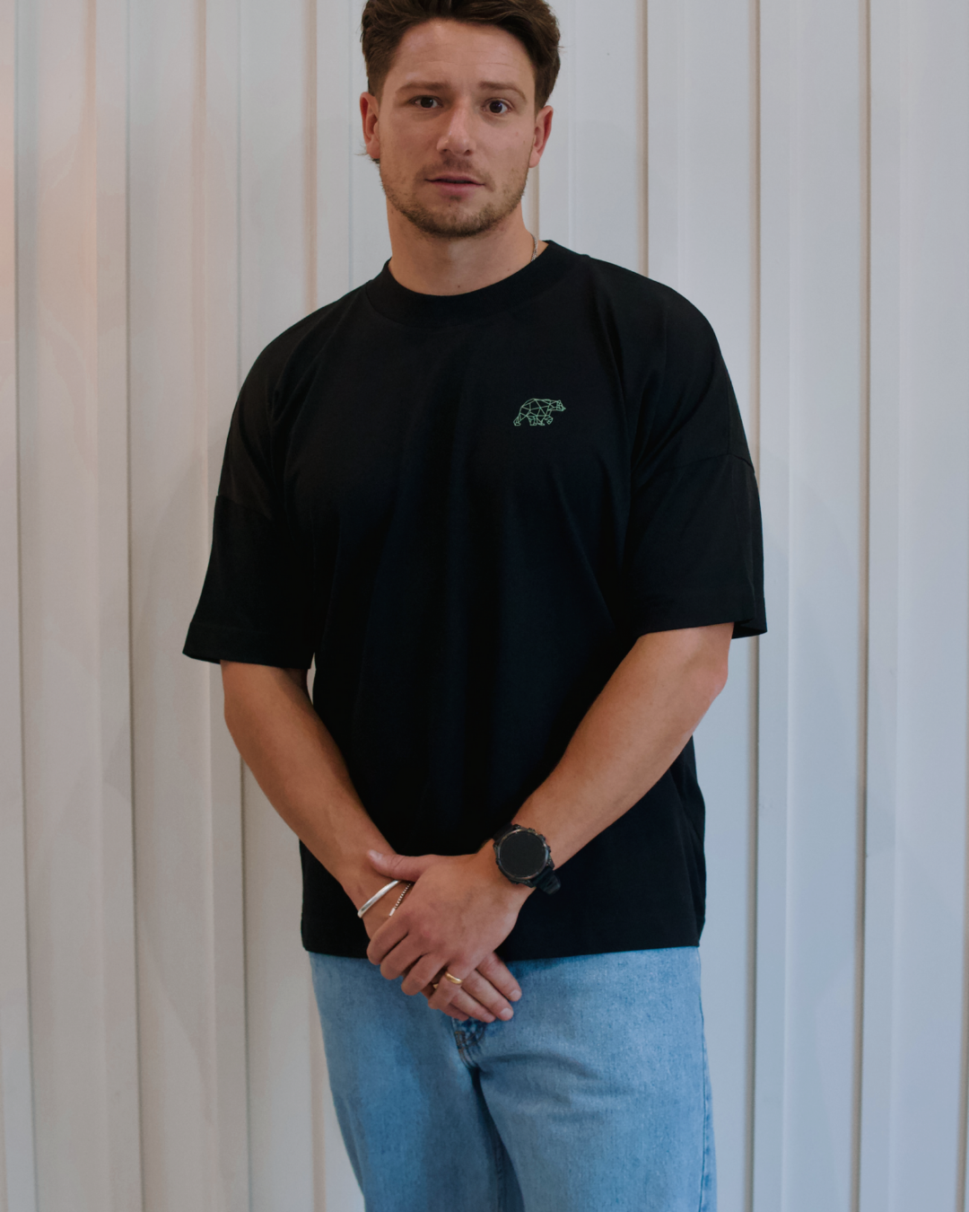 3Tier T-Shirt - Black / Green