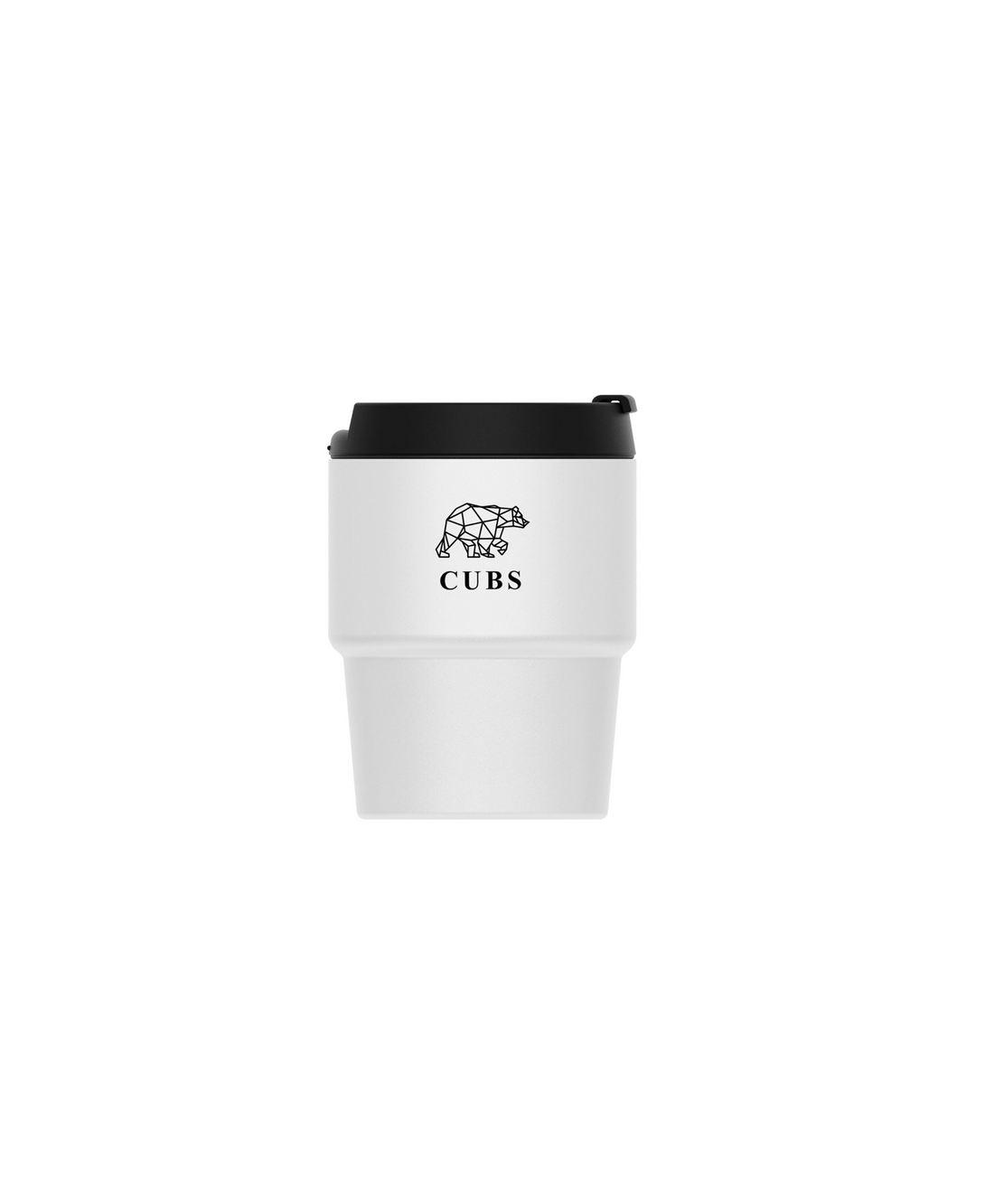 Cubs Reusable 6oz White Coffee Cup