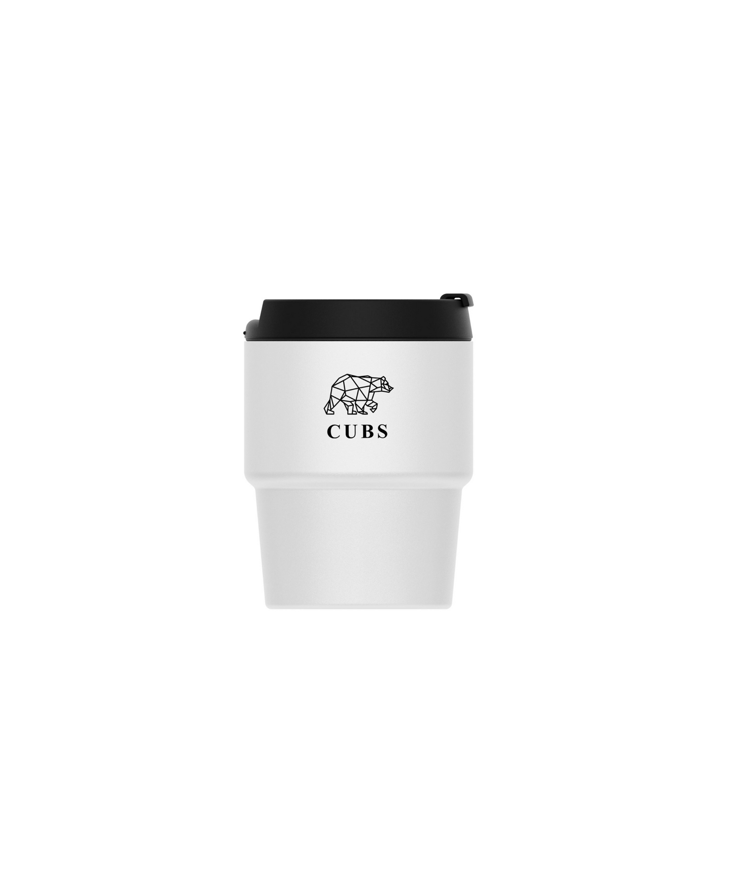 Cubs Reusable 6oz White Coffee Cup