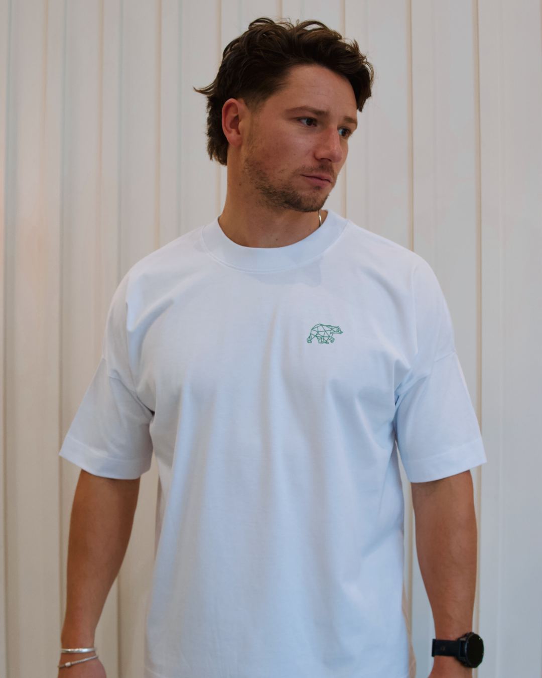 3Tier T-Shirt - White / Green