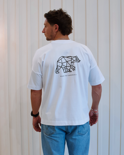 Polybear T-Shirt- White / Brown