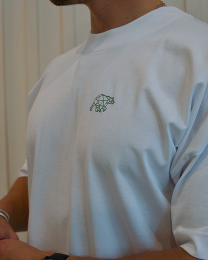 Polybear T-Shirt- White / Green