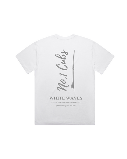 Waves White T-Shirt