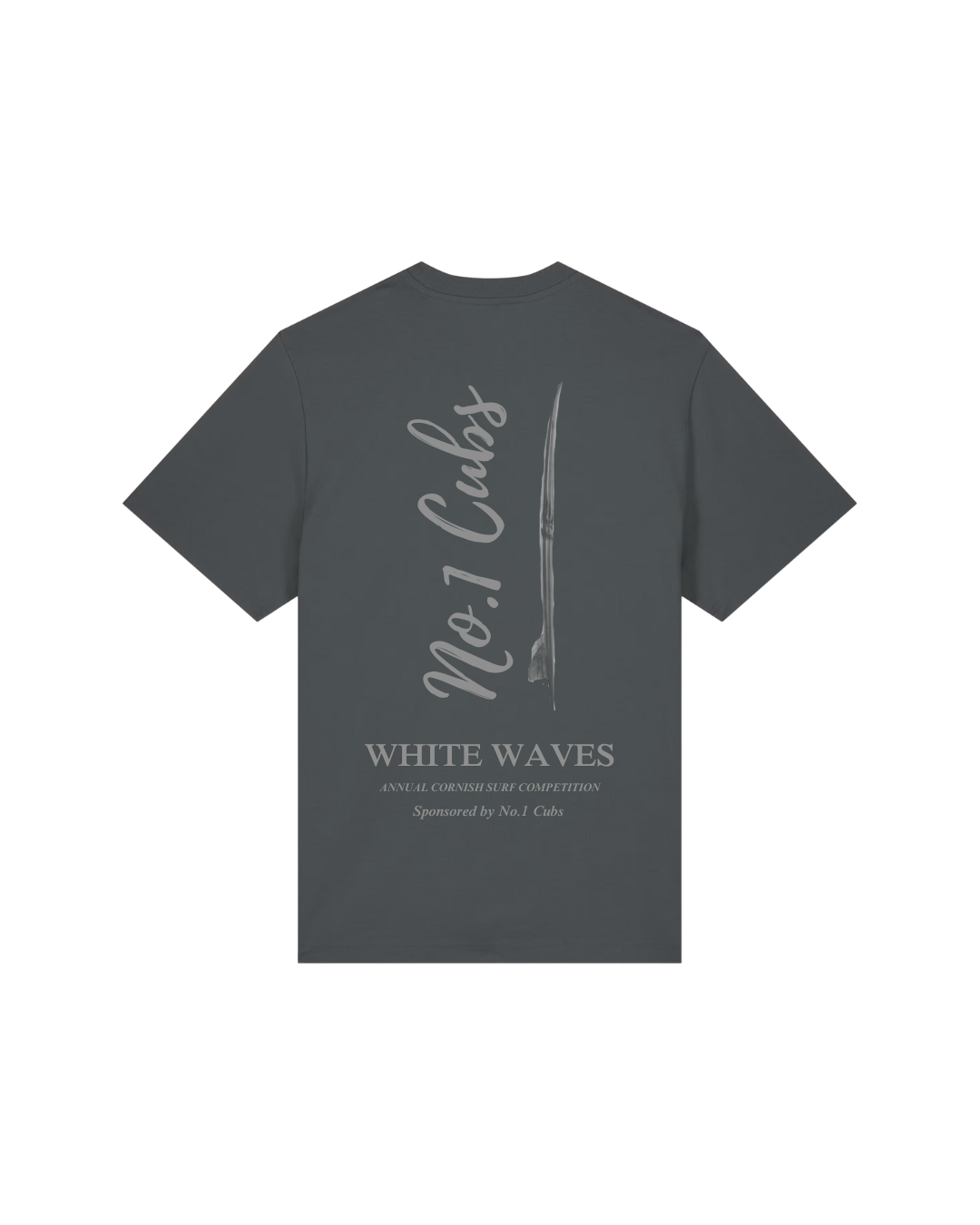 Waves Slate Grey T-Shirt