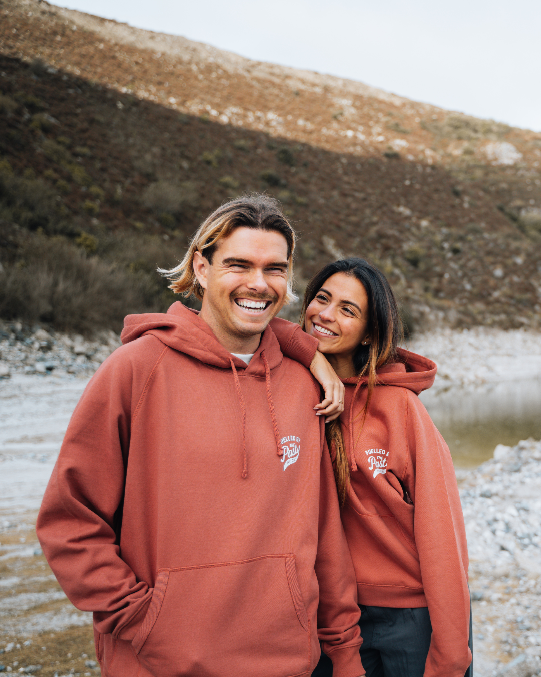 Fuelled By Pasty Burnt Orange Hoodie