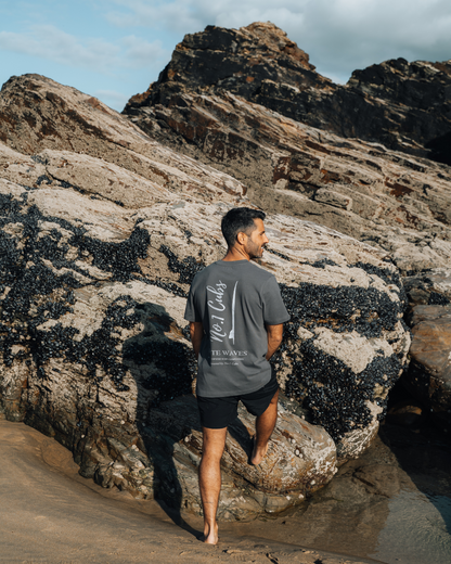 Waves Slate Grey T-Shirt