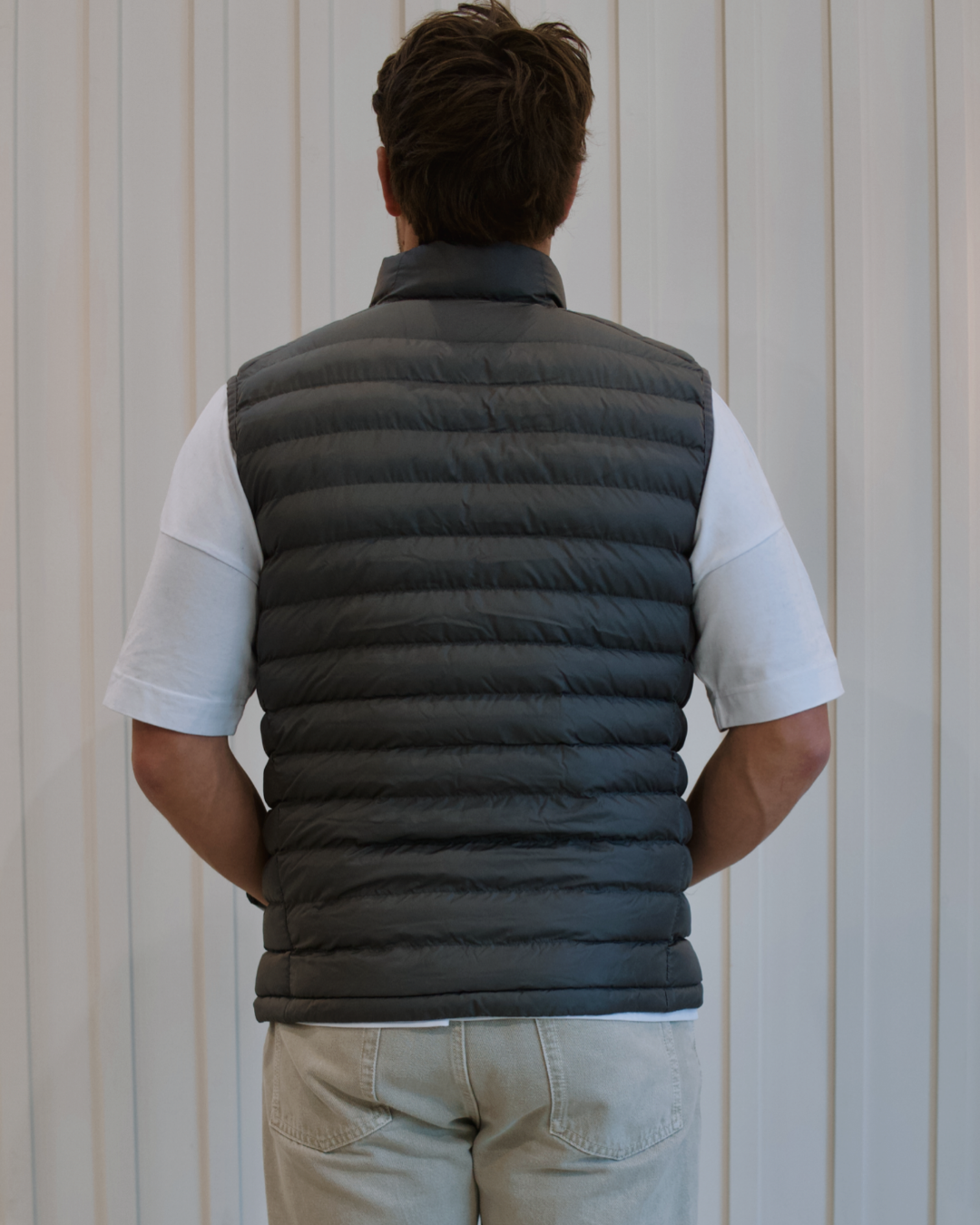 Bear Essentials Gilet - Slate Grey
