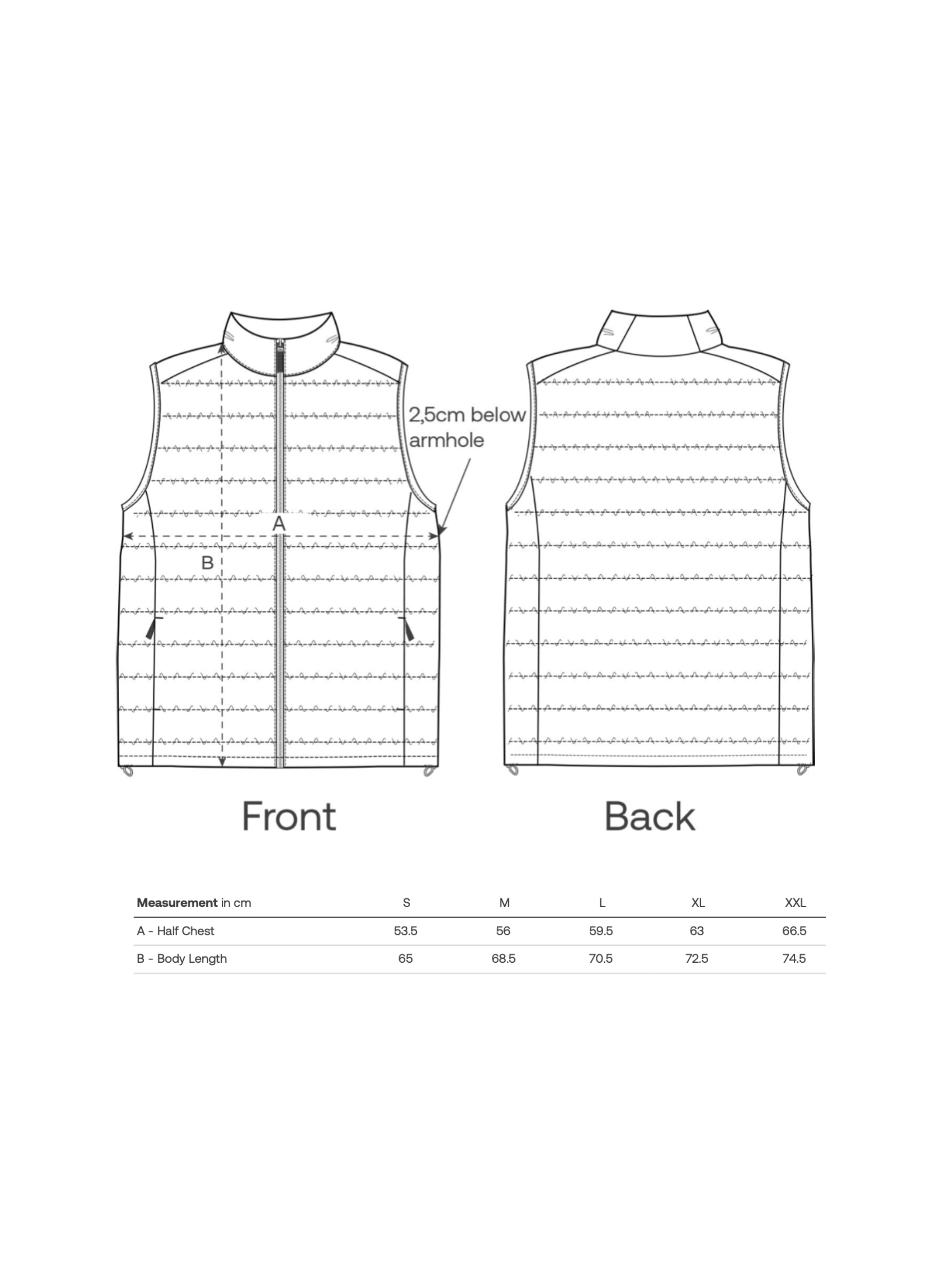 Bear Essentials Gilet - Slate Grey