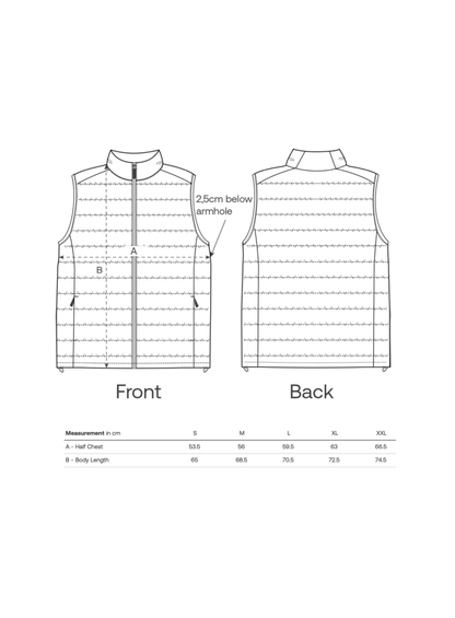 Bear Essentials Gilet - Slate Grey