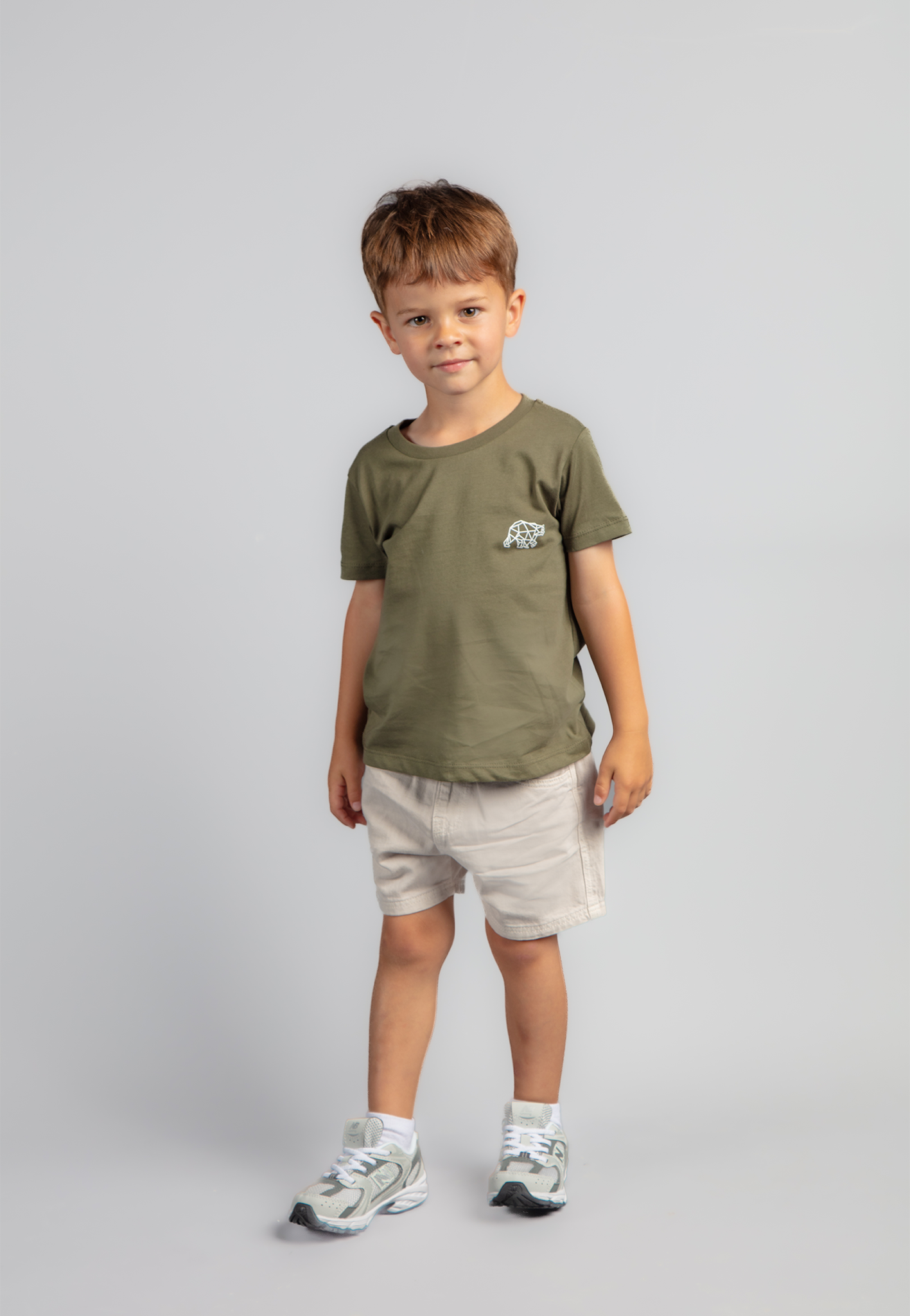 Kids 3 Tier T-Shirt - Khaki
