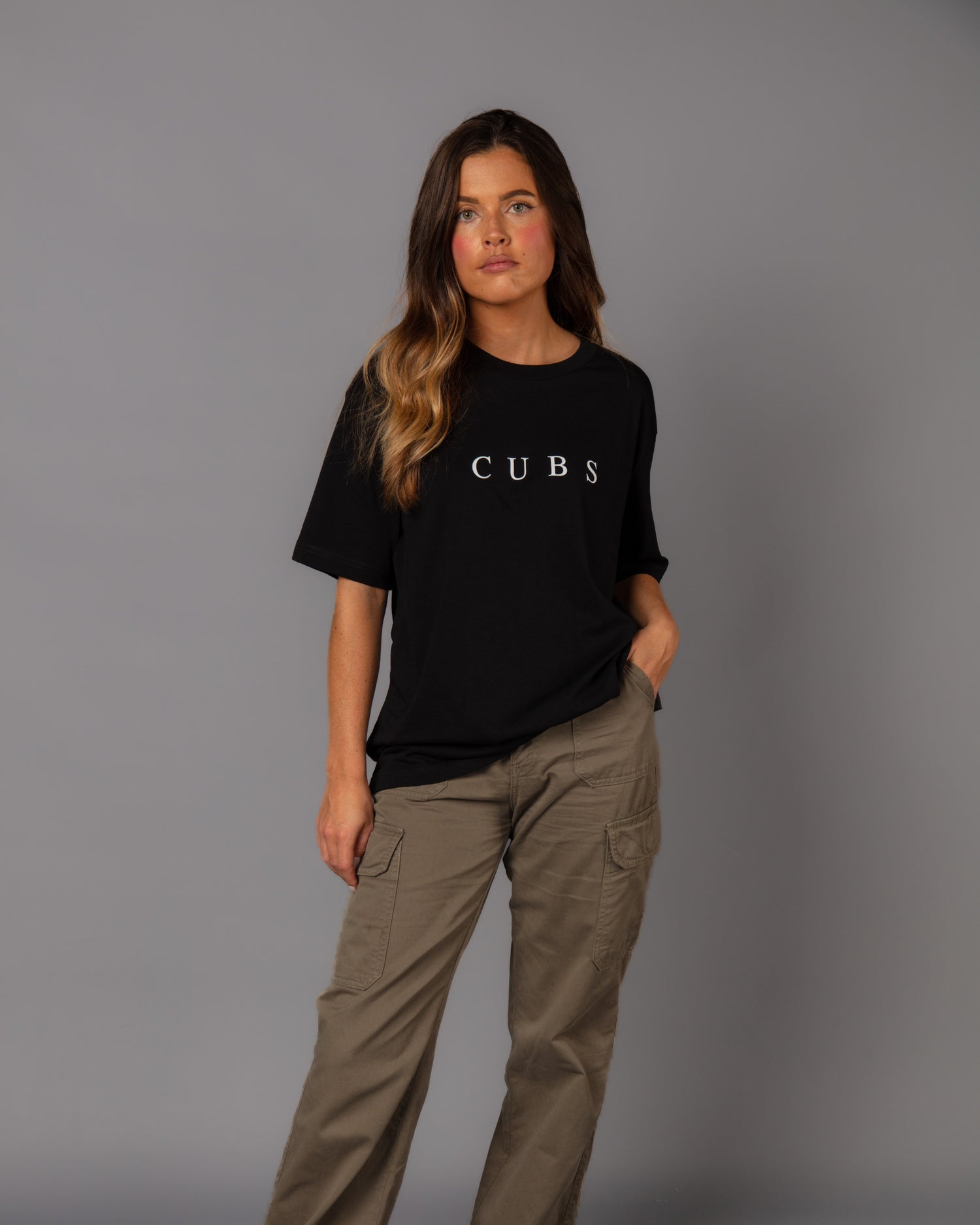 Black Classic T-Shirt Cubs 