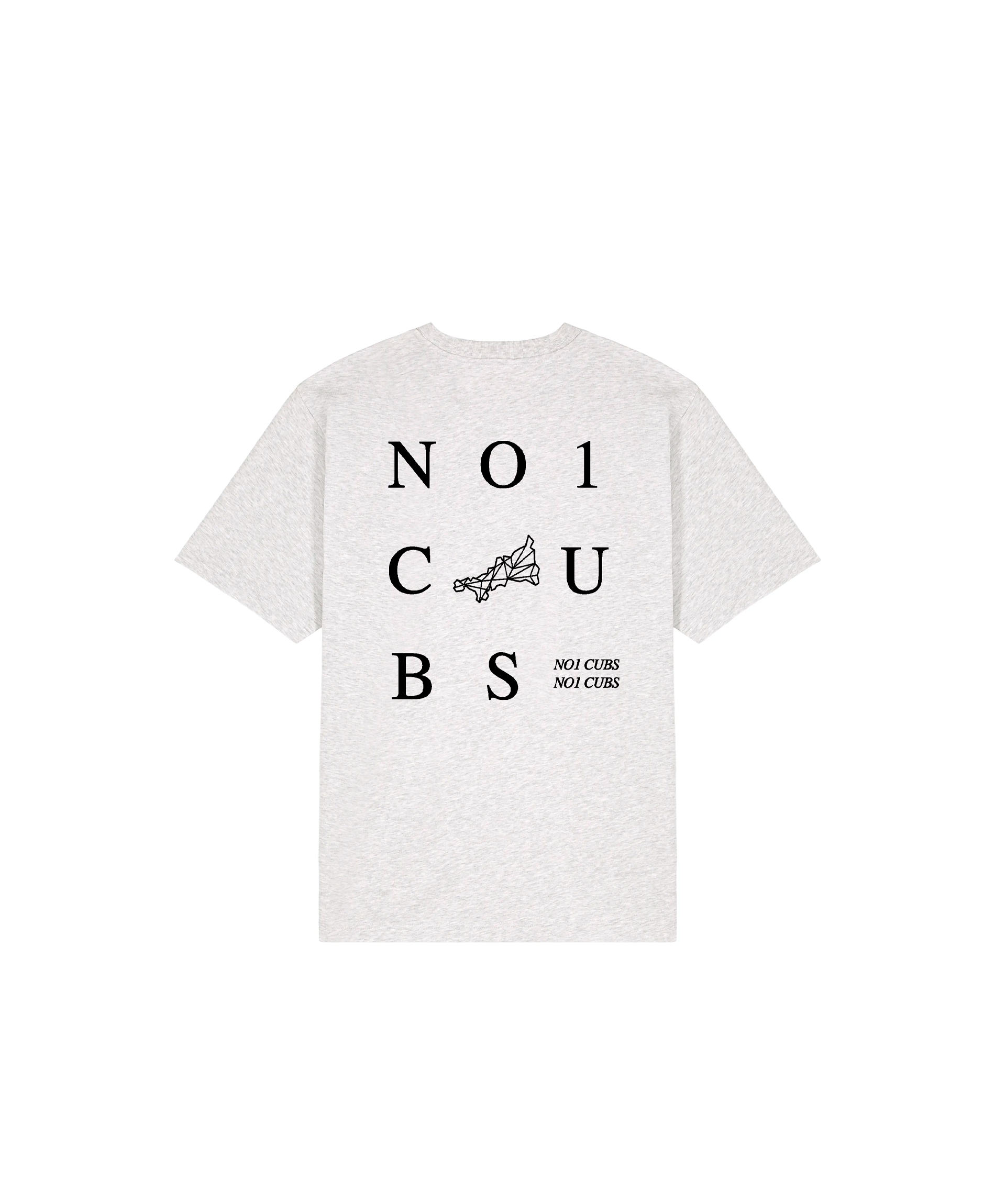 CUBS 3 TIER ASH GREY T-SHIRT [NEW]