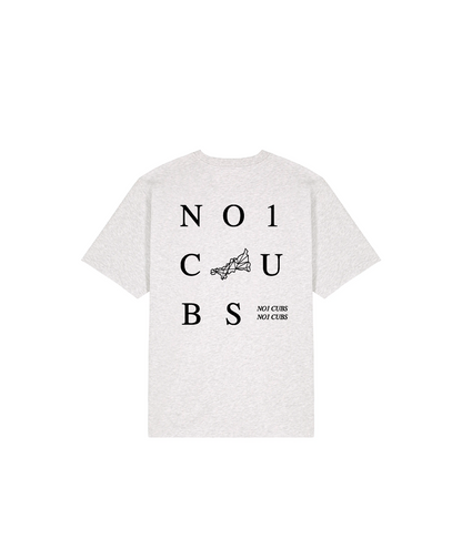 CUBS 3 TIER ASH GREY T-SHIRT [NEW]