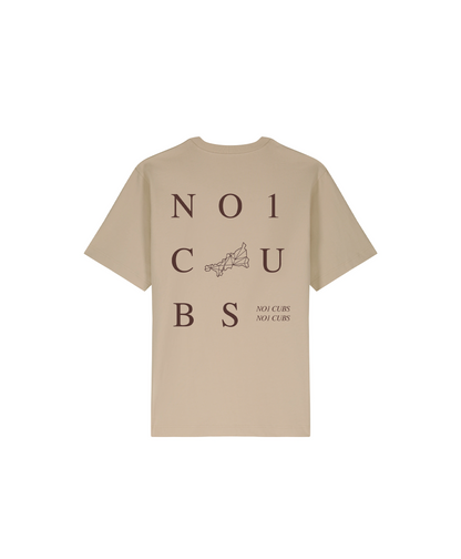 3 Tier Dust T-Shirt | Brown