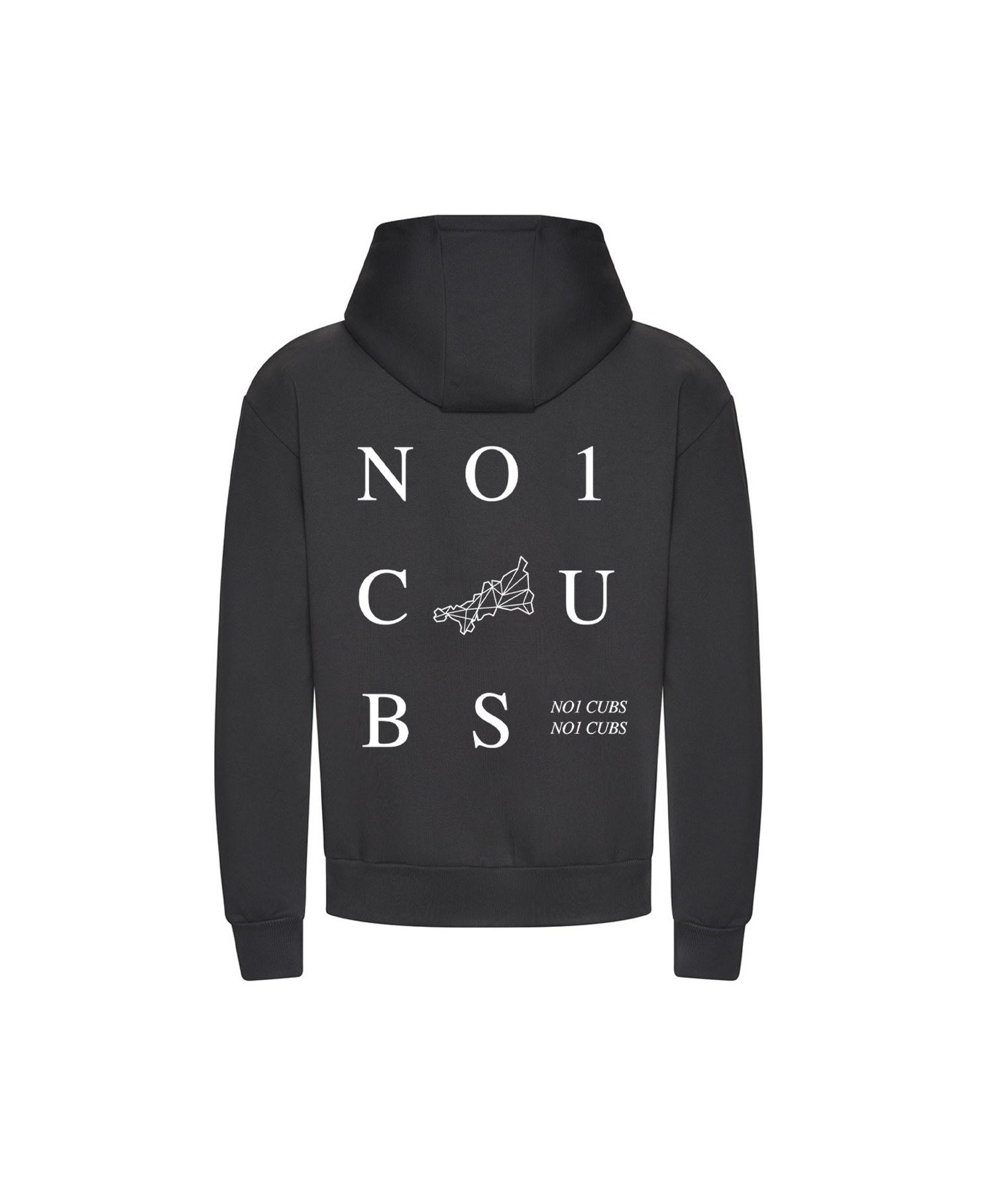 CUBS 3 TIER SLATE GREY HOODIE [NEW]