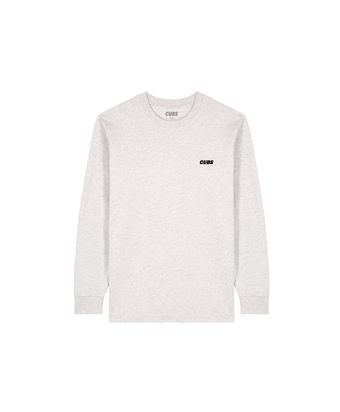 CUBS BLOC ASH GREY LONG SLEEVE T-SHIRT [NEW]