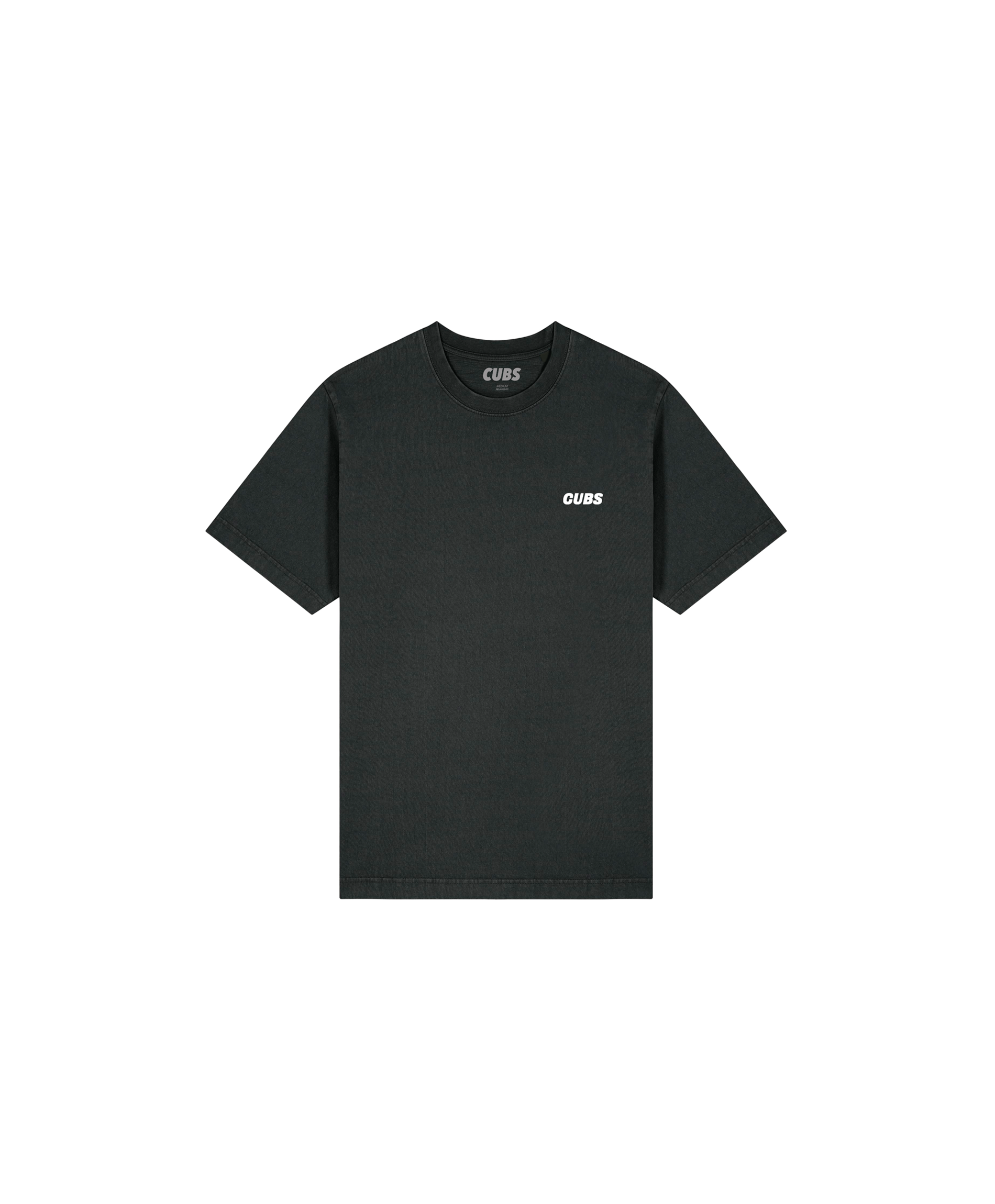 CUBS BLOC WASHED BLACK T-SHIRT [NEW]