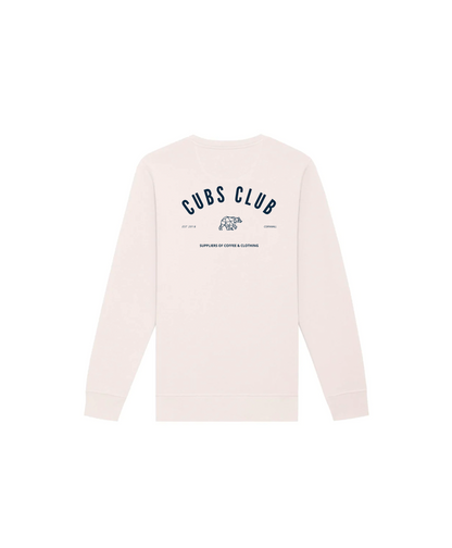 CUBS CLUB VINTAGE WHITE SWEATSHIRT