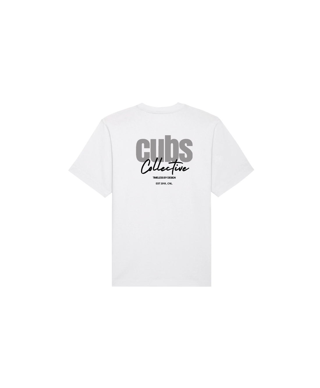 CUBS COLLECTIVE WHITE | GREY T-SHIRT [NEW]