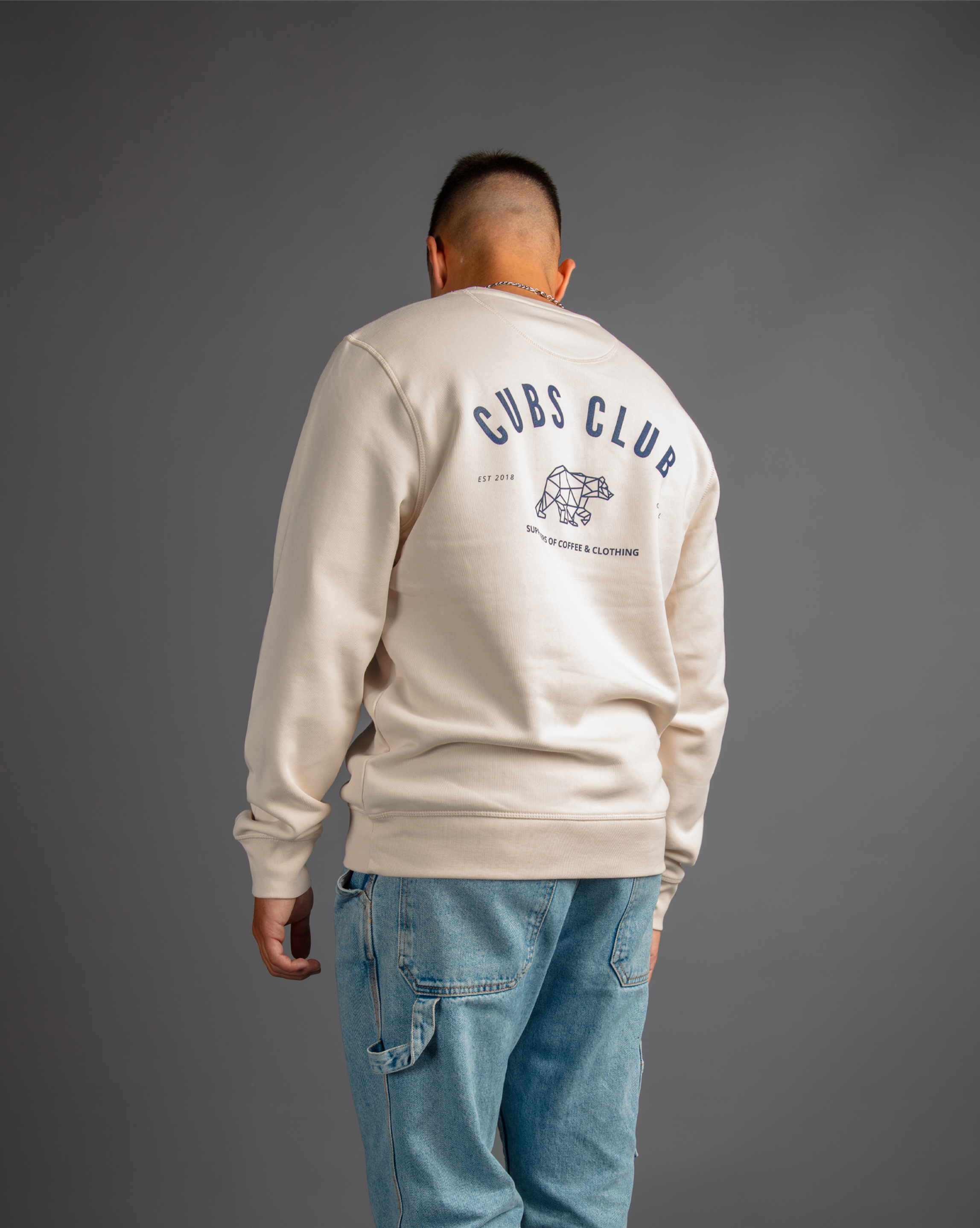 Cubs Club Sweatshirt - Vintage White