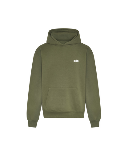 CUBS COLLECTIVE MILITARY GREEN HOODIE [NEW]