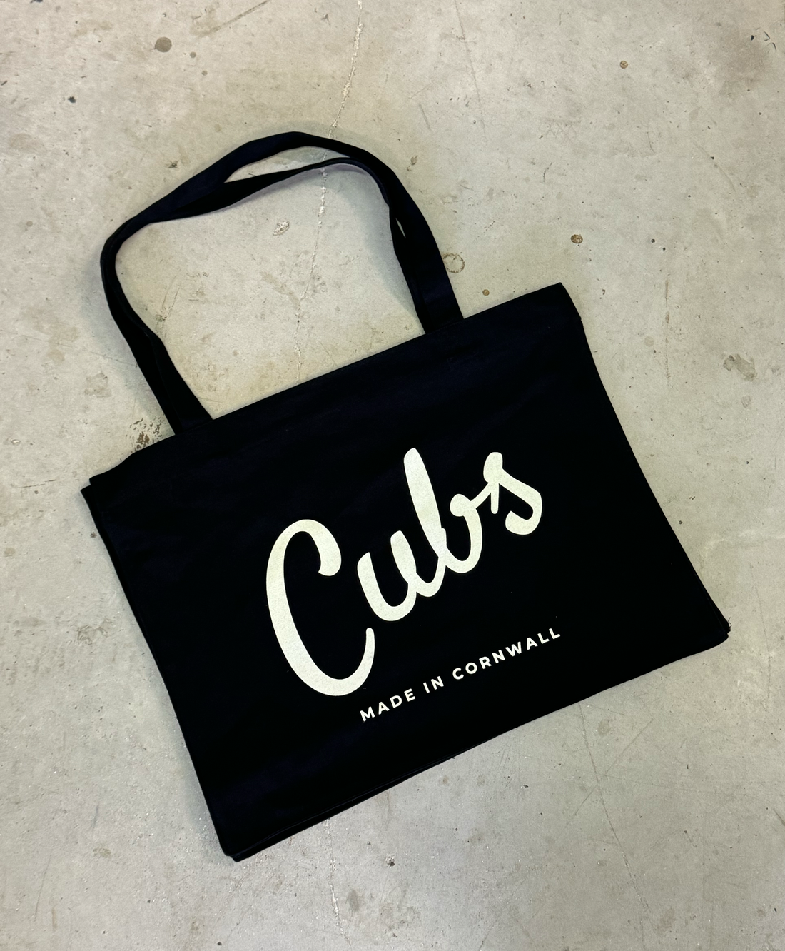 Cubs Signature Black Tote Bag