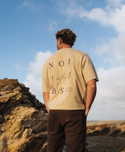 3 Tier Dust T-Shirt | Brown