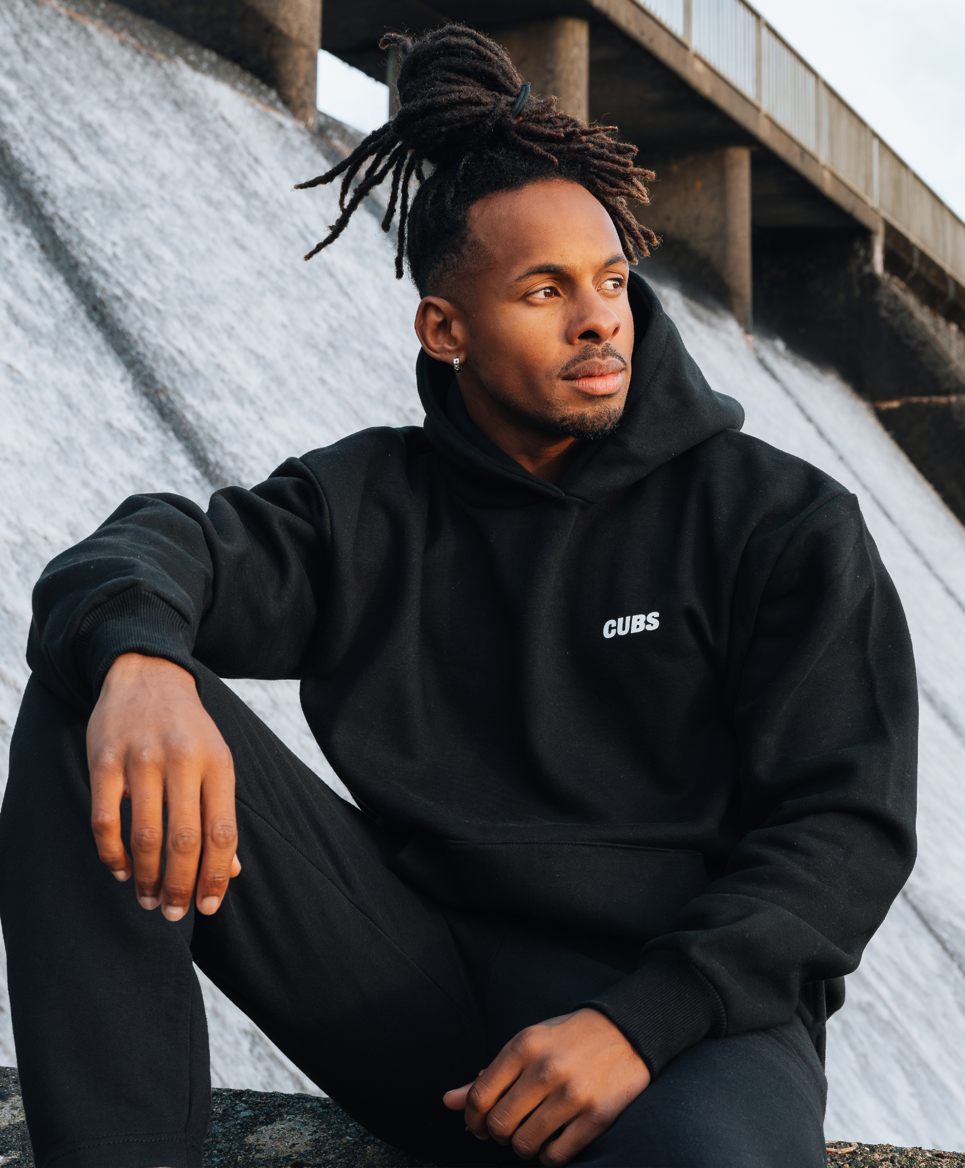 CUBS BLOC BLACK HOODIE [NEW]