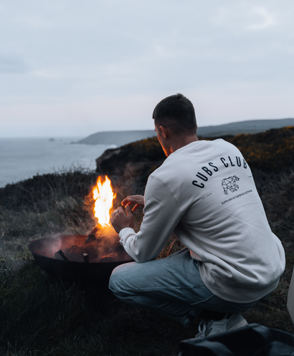 Cubs Club Vintage White Sweatshirt