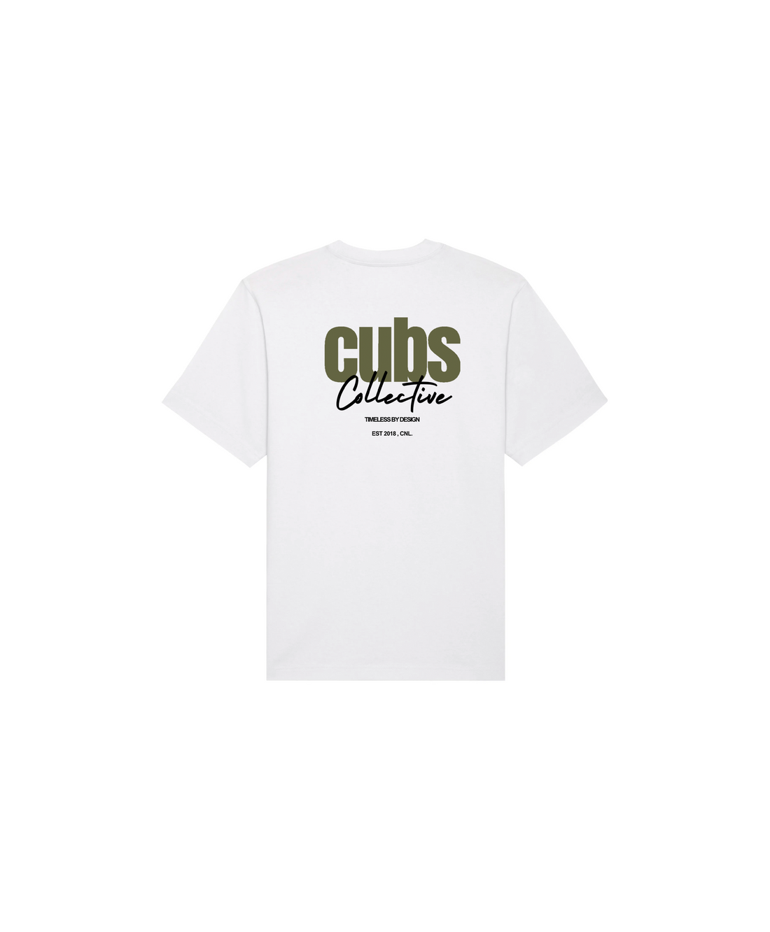 CUBS COLLECTIVE WHITE | GREEN T-SHIRT [NEW]