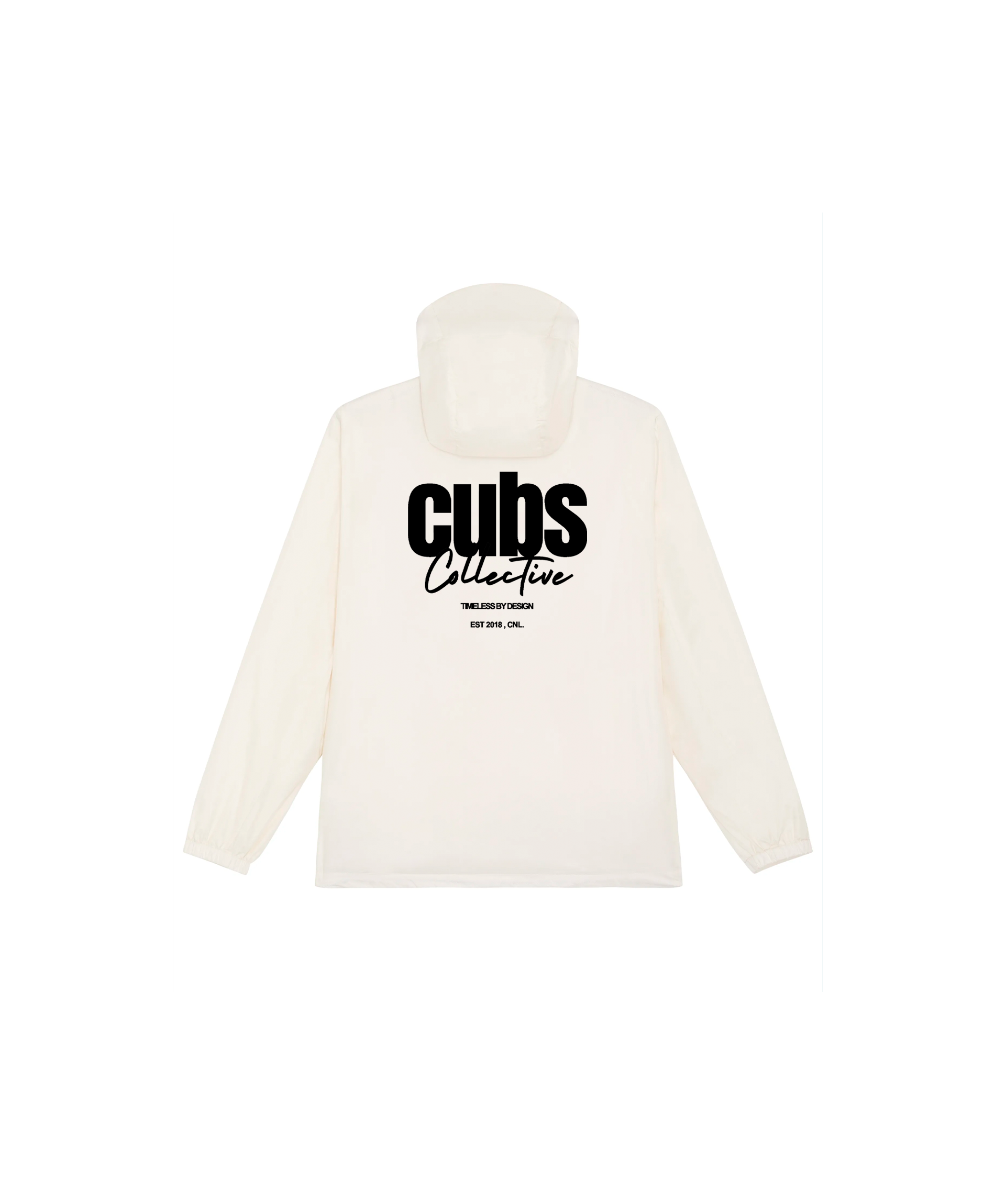 CUBS COLLECTIVE OFF WHITE WINDBREAKER [NEW]