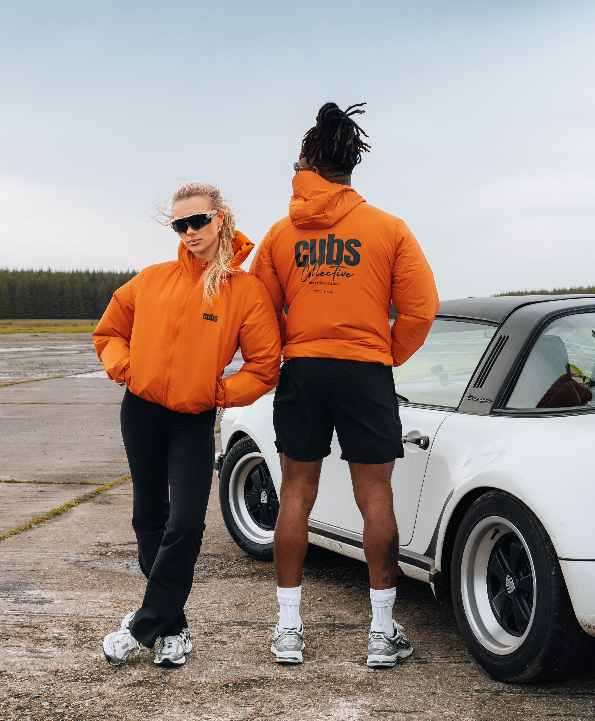 CUBS COLLECTIVE ORANGE WINDBREAKER [NEW]