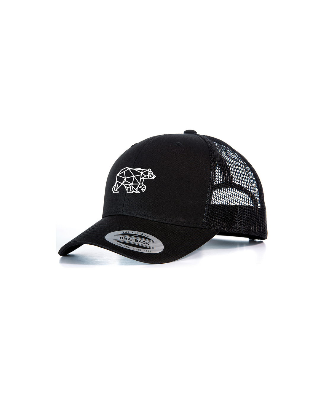 Cubs Polybear Black Trucker Cap