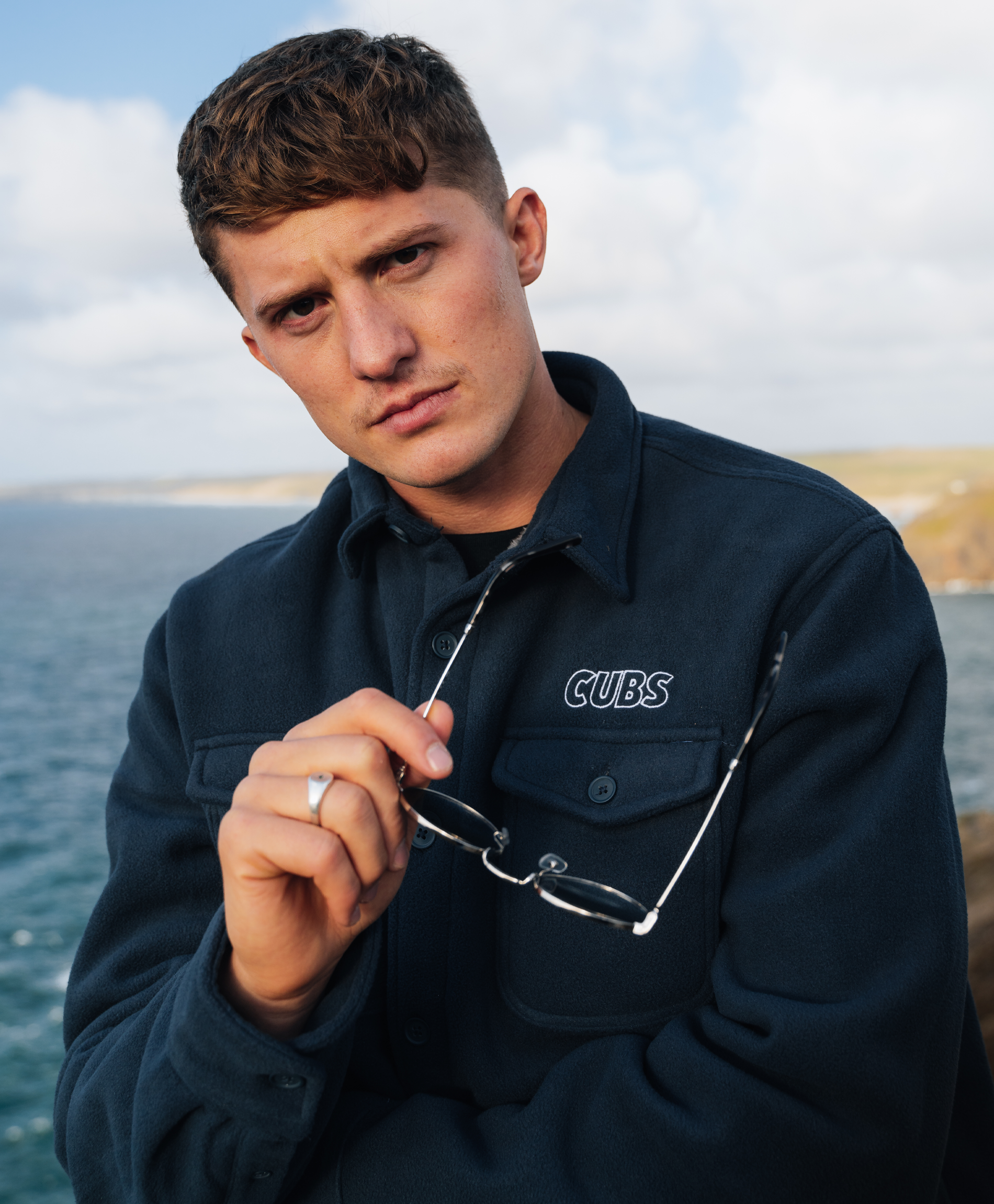 CUBS NAVY SHERPA JACKET [NEW]