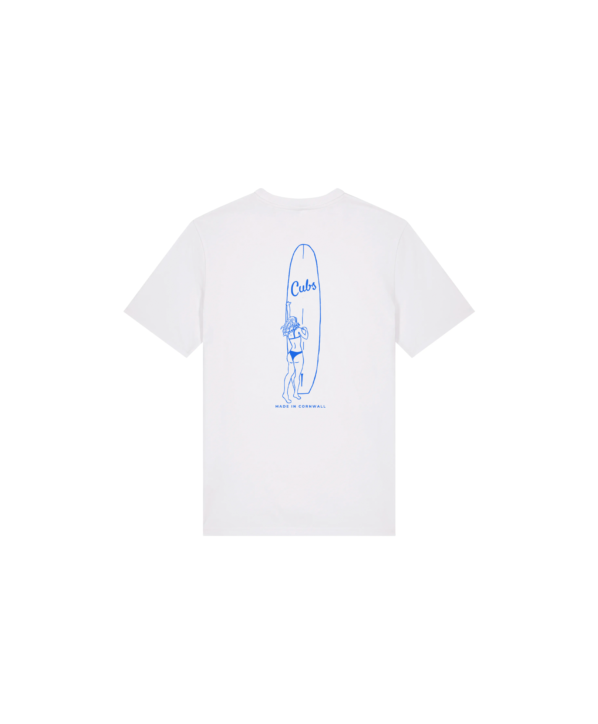 Cubs Longboard White T-Shirt