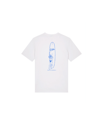 Cubs Longboard White T-Shirt