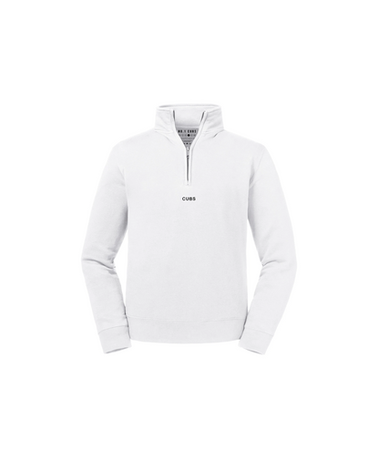 Cubs White Quarter Zip