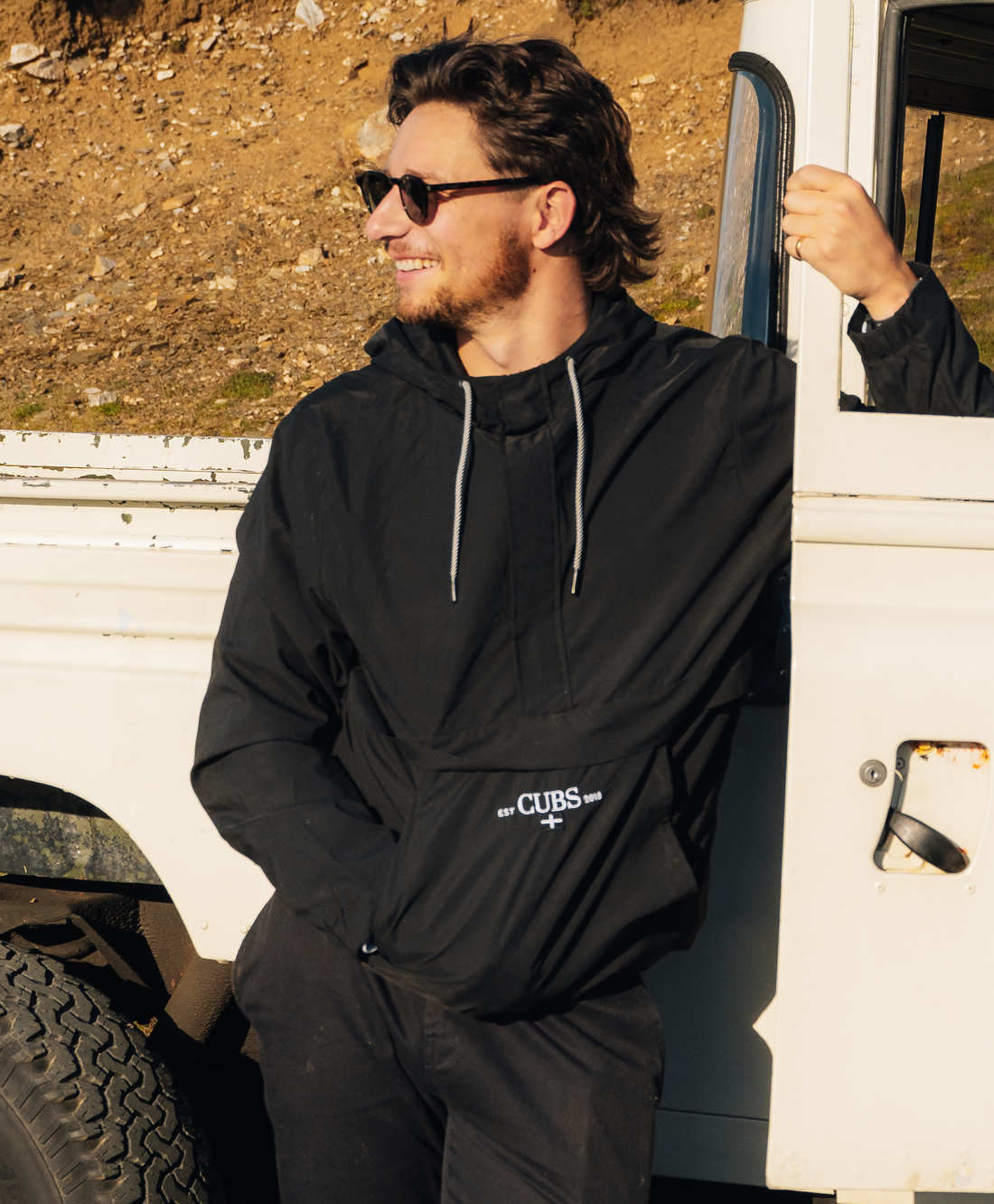 Kernow Black Windbreaker