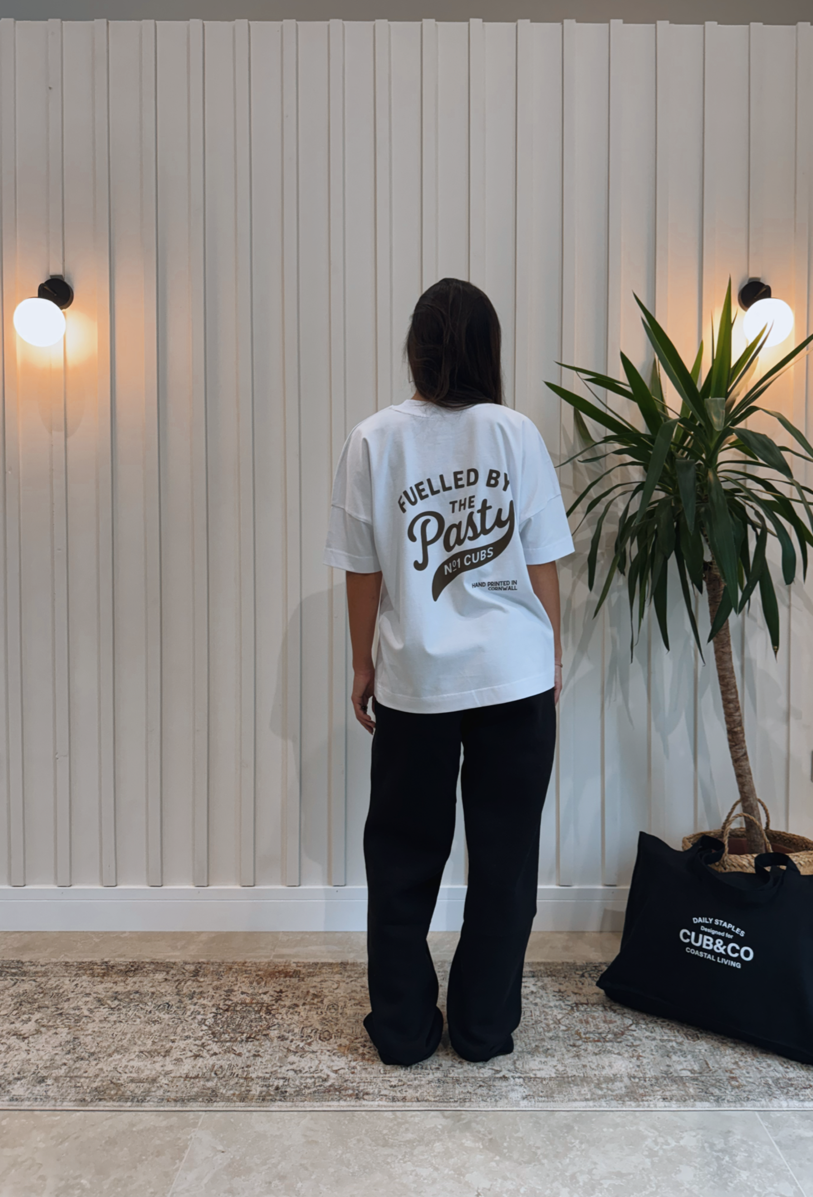 Pasty T-Shirt - White / Brown