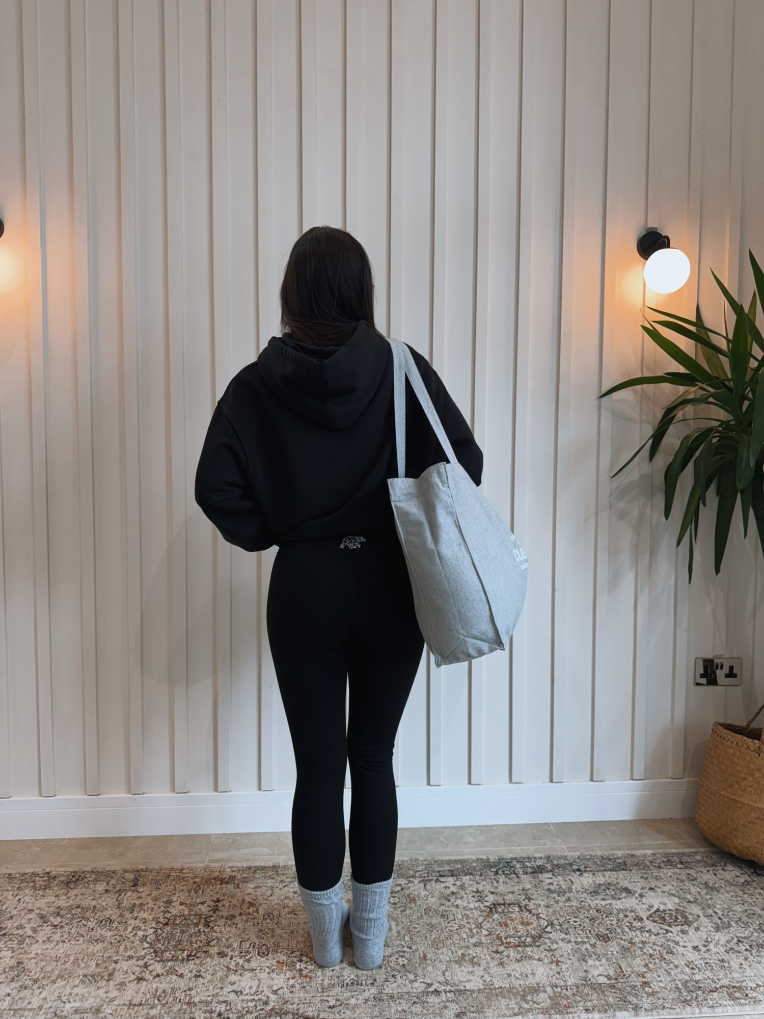 Bear Basic Heavyweight Hoodie - Black