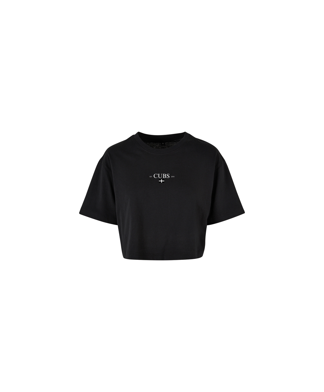 CUBS KERNOW CROPPED BLACK T-SHIRT