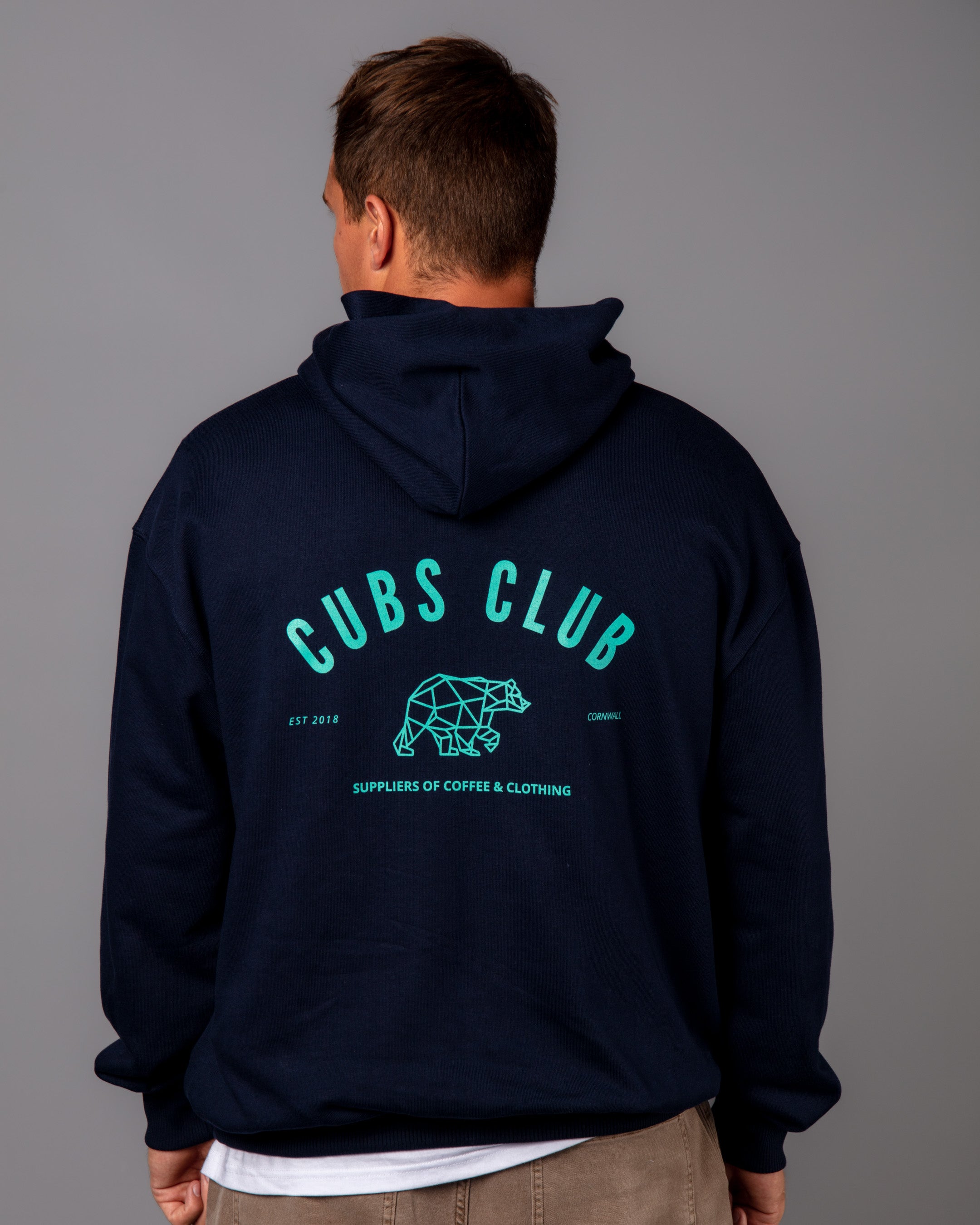 Cubs Club Oversized Hoodie Navy 