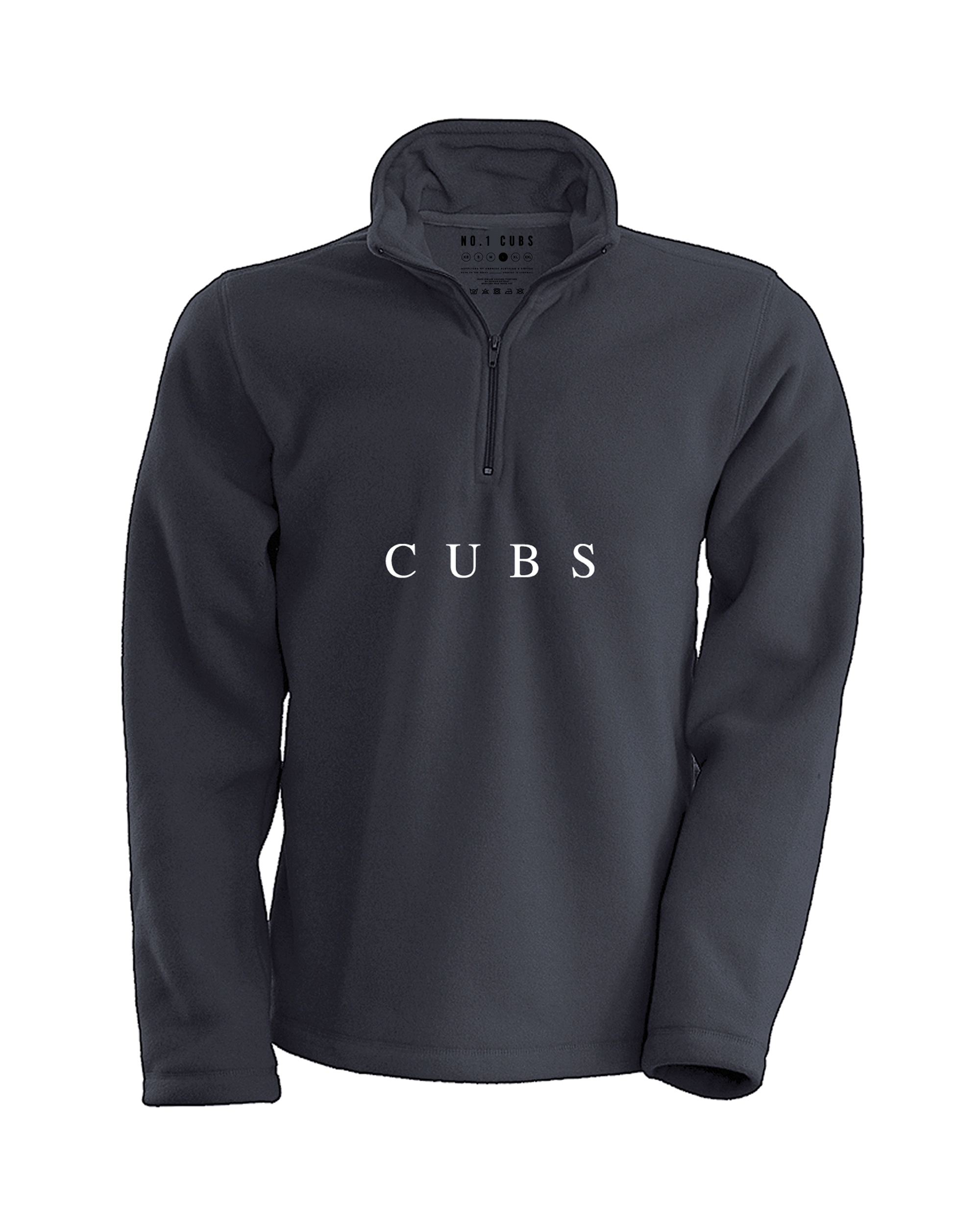 Classic Fleece in grey by No1 Cubs, featuring a cozy and stylish design with a full zip front and pockets. Made from high-quality, soft fleece material for warmth and comfort. Ideal for casual wear in cooler weather. Available in various sizes for all genders. Shop No1 Cubs for premium fleece clothing