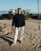 Front view of Cornish Written Washed Black Shirt – Number One Cubs stitch