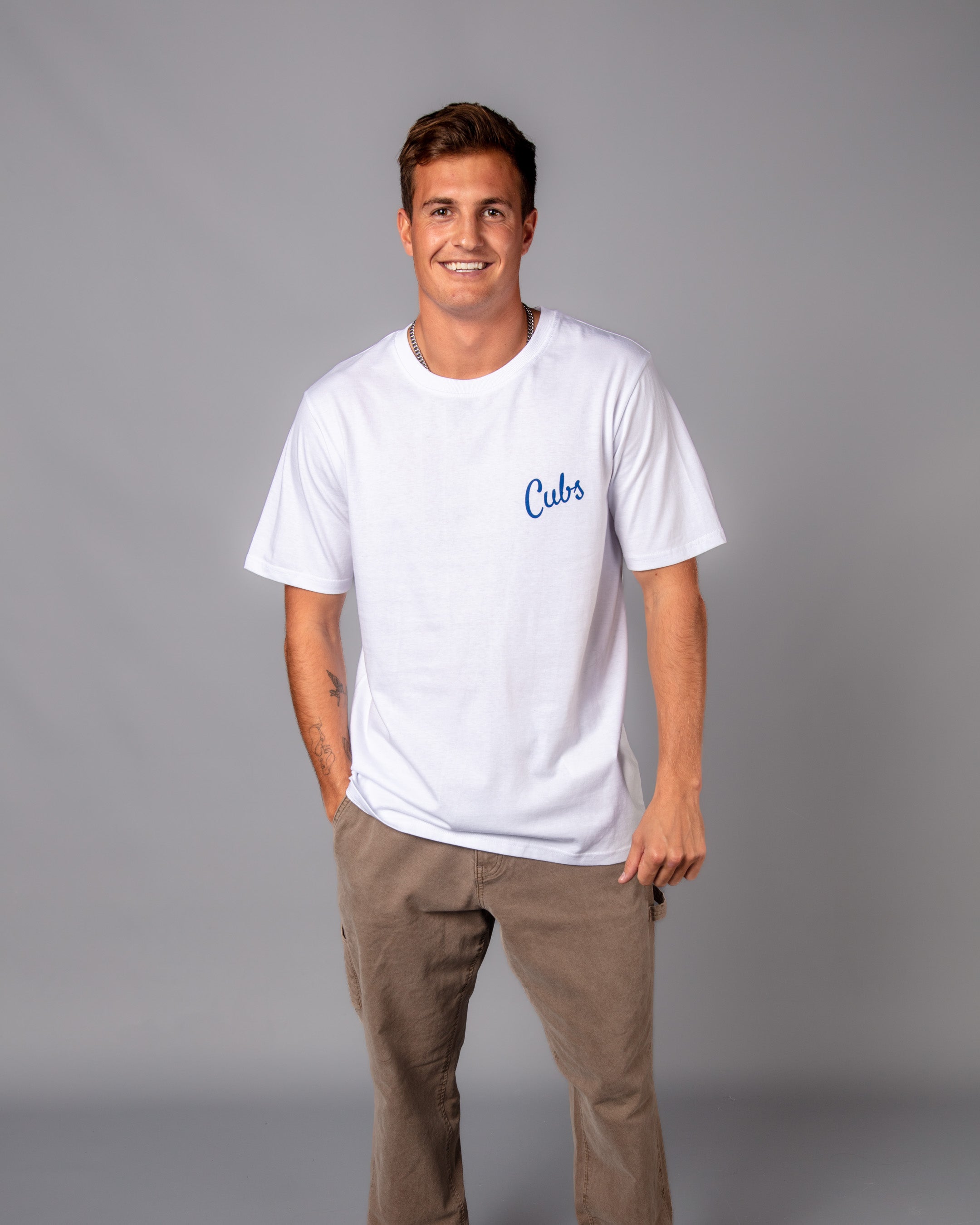 Cubs Longboard White T-Shirt