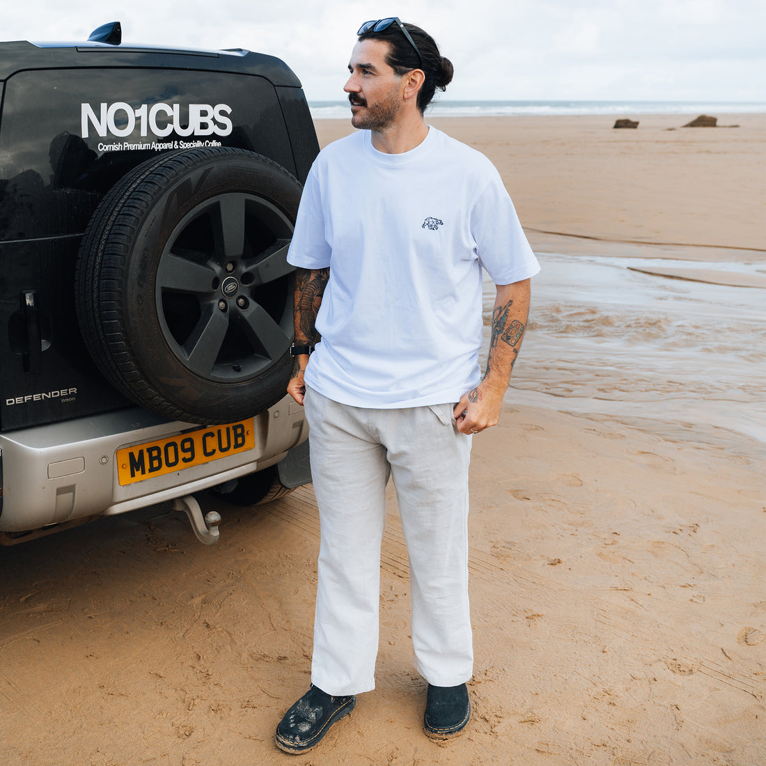 Bear Essentials White T-Shirt