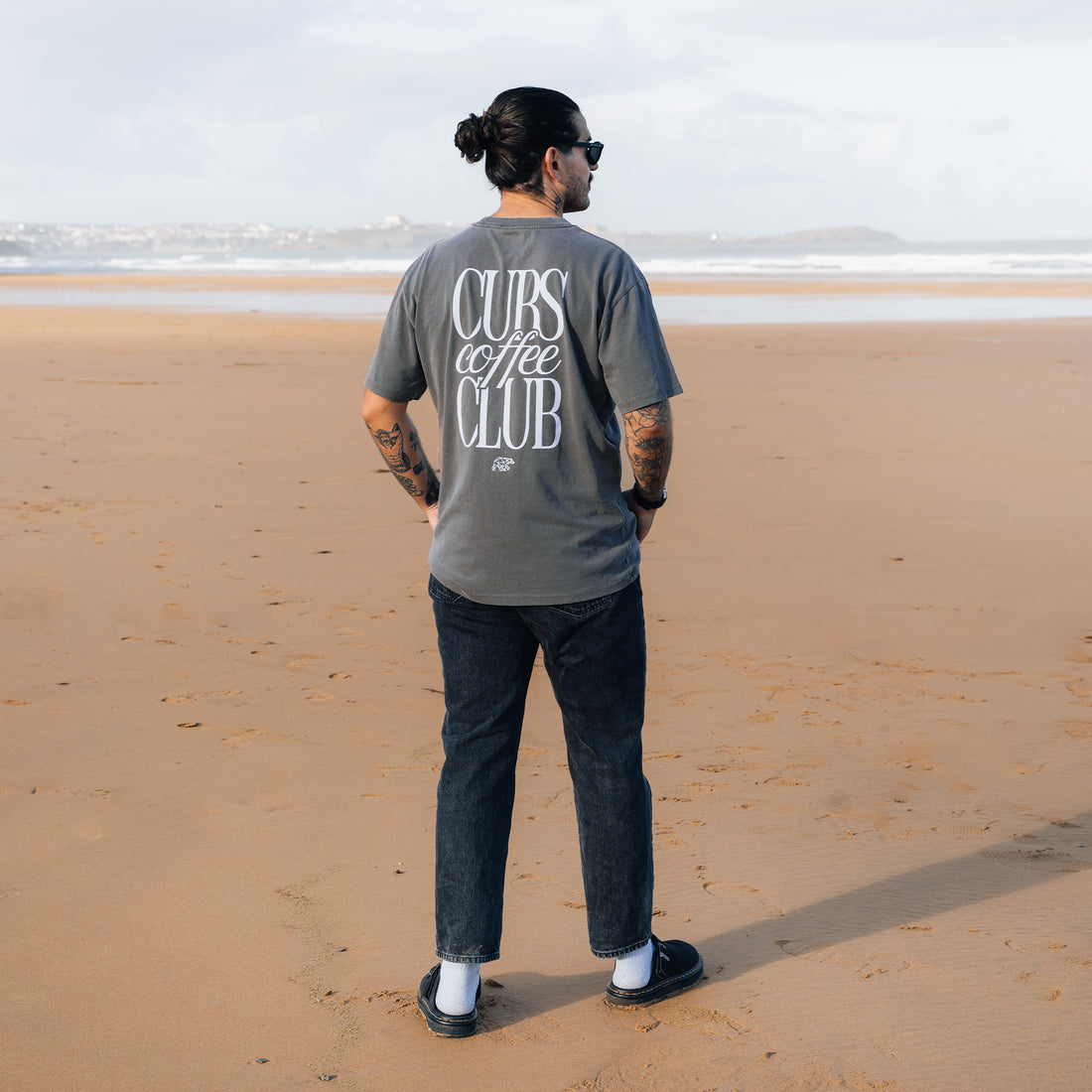 Coffee Club Washed Brown T-Shirt