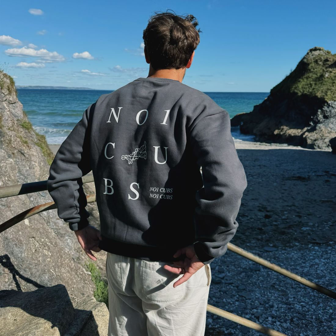 3 Tier Slate Grey Sweatshirt