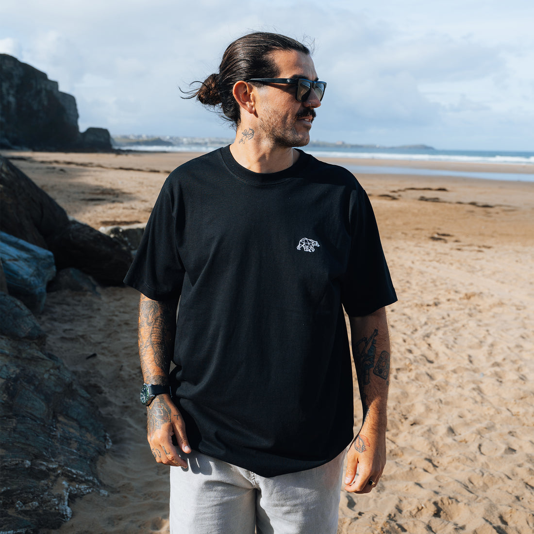 Bear Essentials Black T-Shirt