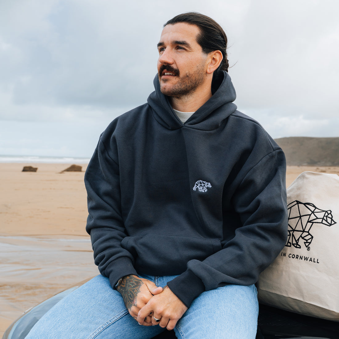 Polybear Slate Grey Hoodie